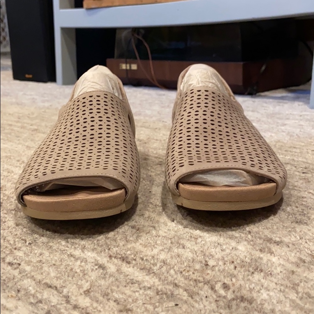 Warm grey “earth” sandal shoes